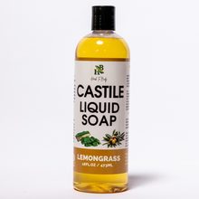 Load image into Gallery viewer, Lemongrass Castile Liquid Soap 16oz - Organic - Non-GMO