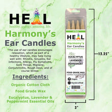 Load image into Gallery viewer, Eucalyptus, Lavender & Peppermint Ear Candles by Doc Harmony: 2-Pack