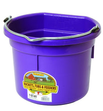 Load image into Gallery viewer, 8 qt Flat Back Bucket