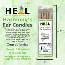Load image into Gallery viewer, Eucalyptus, Lavender & Peppermint Ear Candles by Doc Harmony: 2-Pack