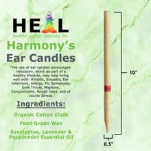 Load image into Gallery viewer, Eucalyptus, Lavender & Peppermint Ear Candles by Doc Harmony: 2-Pack