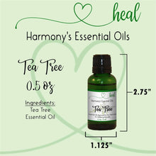 Load image into Gallery viewer, H.E.A.L.'s Essential Oils - Tea Tree: 0.5oz