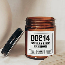 Load image into Gallery viewer, DD214 Military Retirement Candle: Autumn Sky