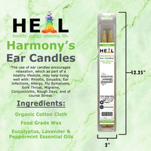 Load image into Gallery viewer, Eucalyptus, Lavender & Peppermint Ear Candles by Doc Harmony: 2-Pack