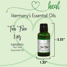 Load image into Gallery viewer, H.E.A.L.'s Essential Oils - Tea Tree: 0.5oz