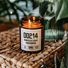 Load image into Gallery viewer, DD214 Military Retirement Candle: Autumn Sky
