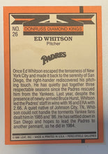 Load image into Gallery viewer, Ed Whitson  DonRuss DIamond Kings  No. 26

