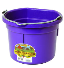 Load image into Gallery viewer, 8 qt Flat Back Bucket
