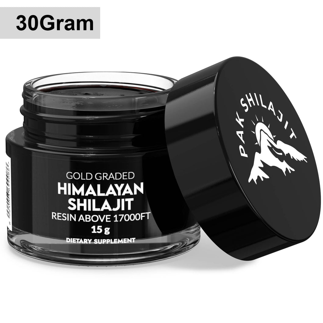 Pak Shilajit Organic Sundried Himalayan Shilajit Resin 30G