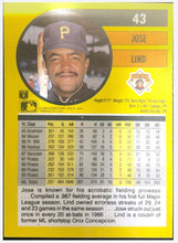 Load image into Gallery viewer, Jose Lind Fleer 91 43
