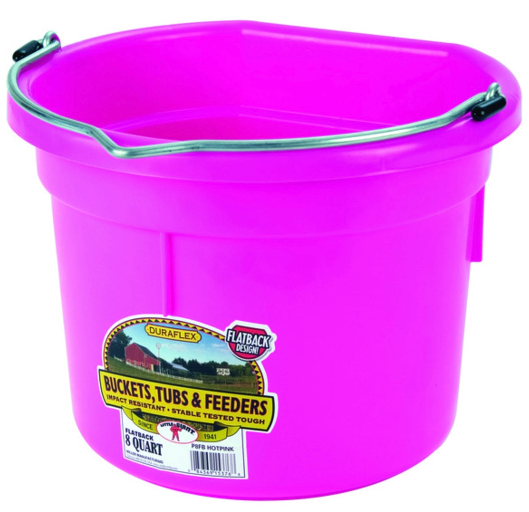 8 qt Flat Back Bucket