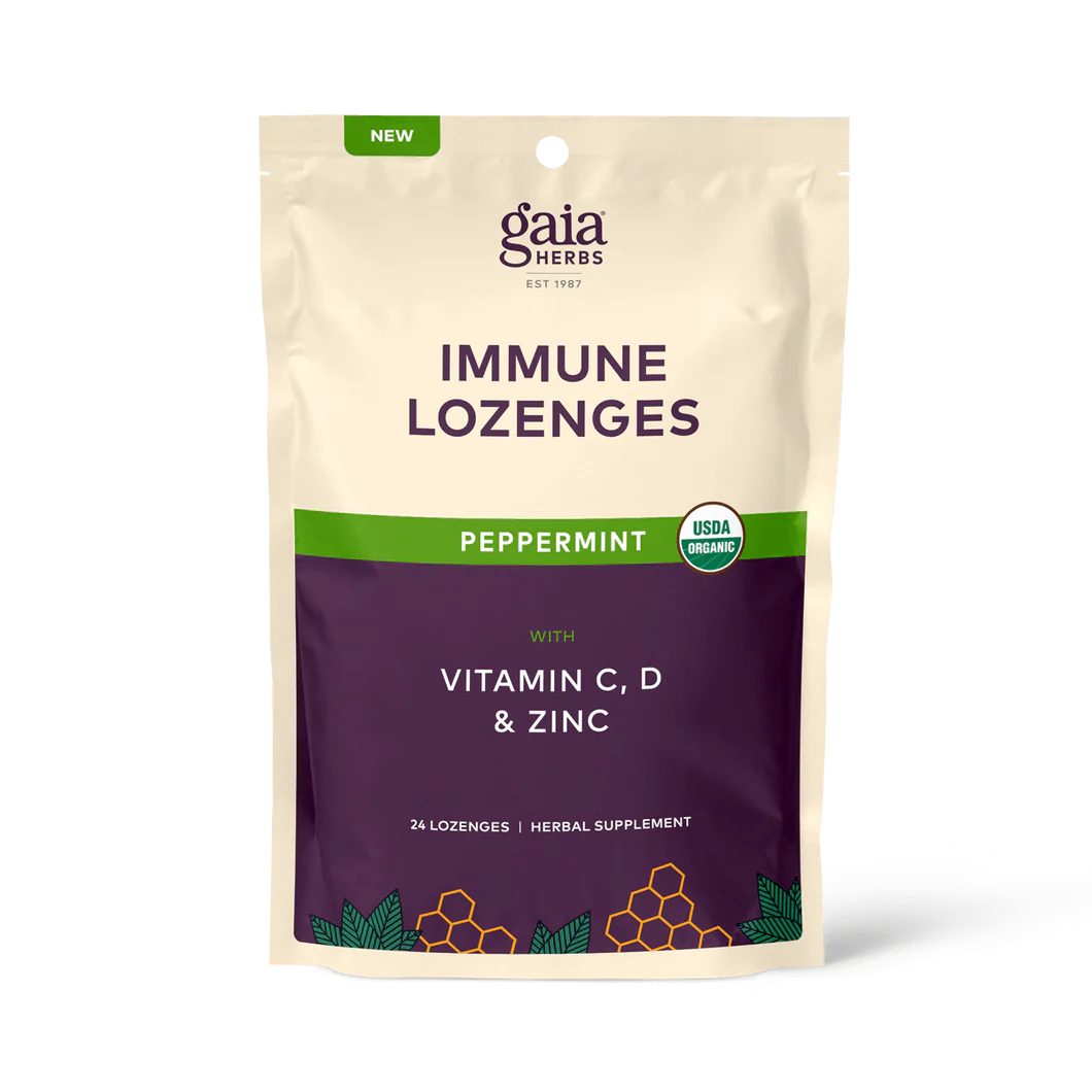 Immune Lozenges Peppermint (Zinc, Vit. D, Vit. C) 24 ct.