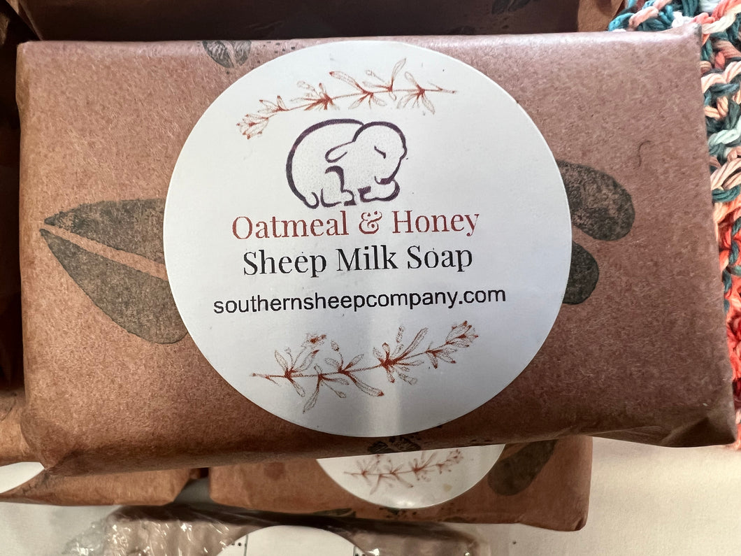 Oatmeal and Honey Sheep Milk Soap