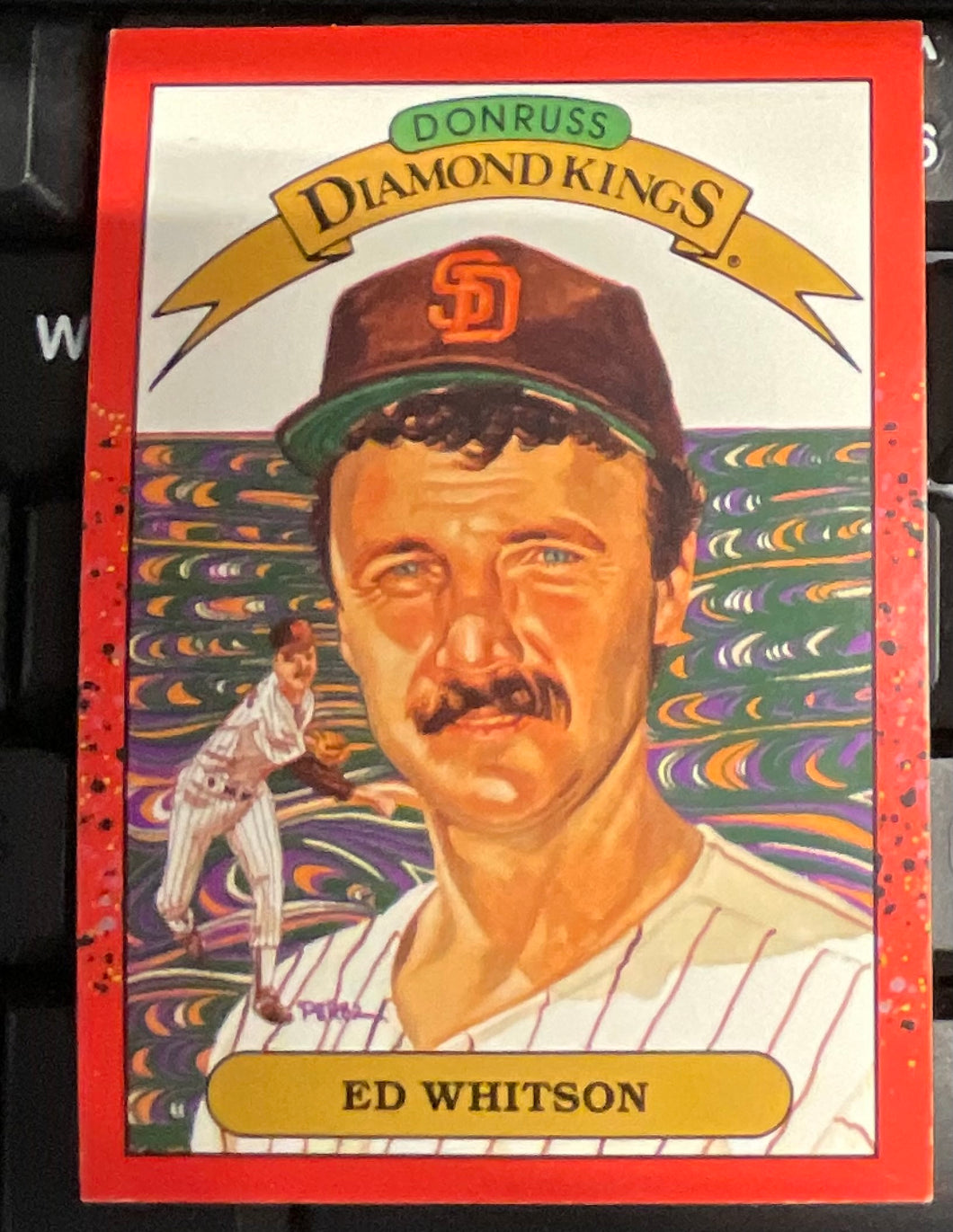 Ed Whitson  DonRuss DIamond Kings  No. 26