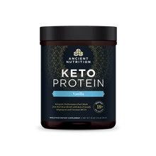 Load image into Gallery viewer, Keto - Protein - Vanilla - 17 serving: Black
