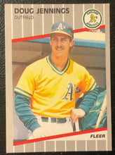 Load image into Gallery viewer, Doug Jennings  Fleer 1989  14
