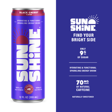 Load image into Gallery viewer, Sunshine Energy - Black Cherry 12oz
