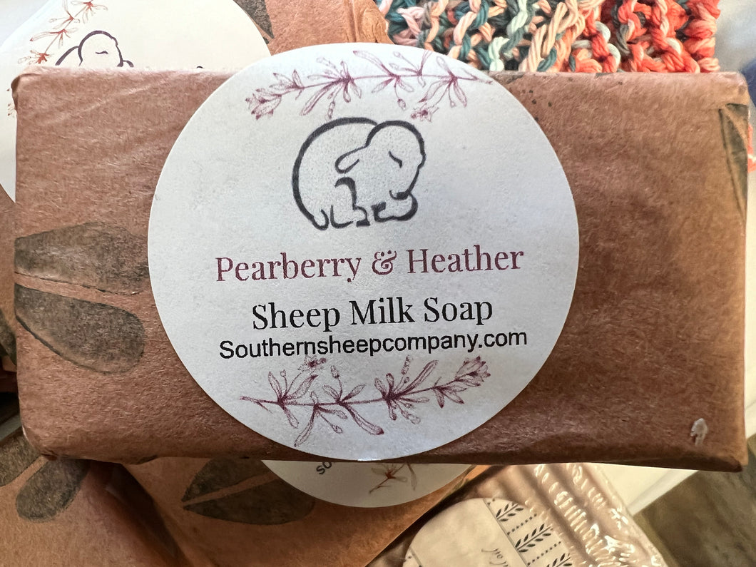 Pearberry and Heather Sheep Milk Soap