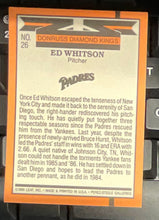 Load image into Gallery viewer, Ed Whitson  DonRuss DIamond Kings  No. 26
