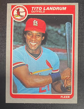 Load image into Gallery viewer, Tito Landrum  Fleer 1985  232
