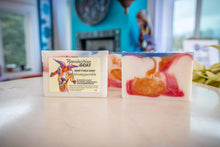 Load image into Gallery viewer, 5oz Honeysuckle Goats Milk Soap Slice
