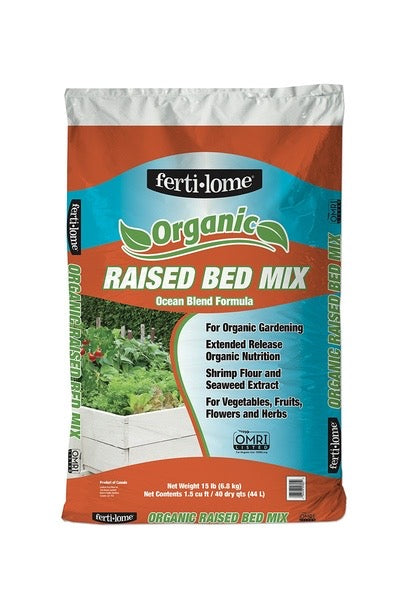 Fertilome Organic Raised Bed Mix (Ocean Blend Formula) 1.5 cu ft