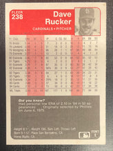 Load image into Gallery viewer, Dave Rucker  Fleer 1985  238
