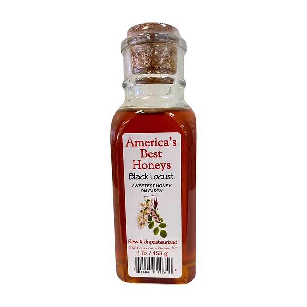 America's Best Honey Black Locust Honey 1# Muth Jar