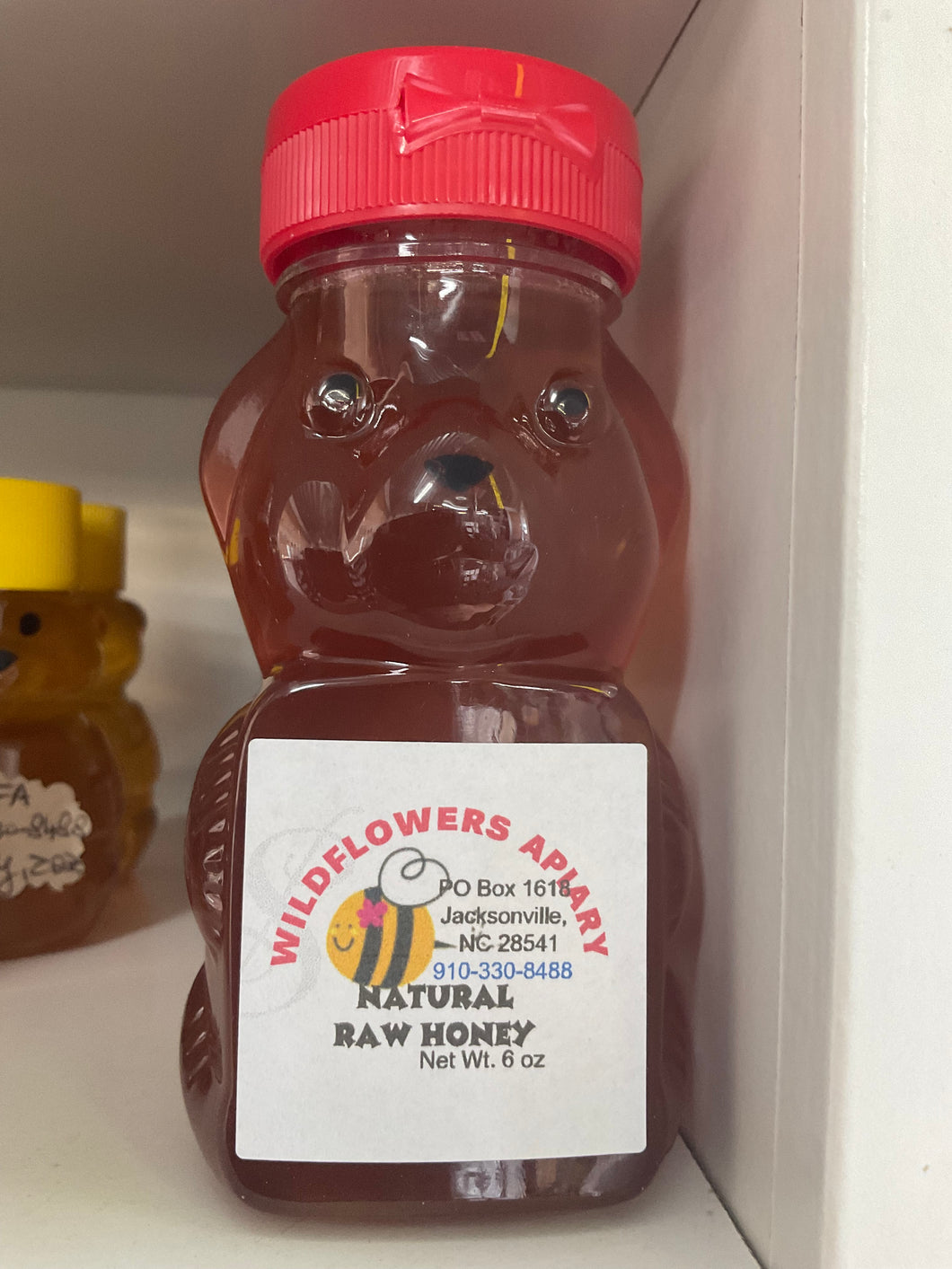 6 oz Bear Raw Honey (Onslow County)