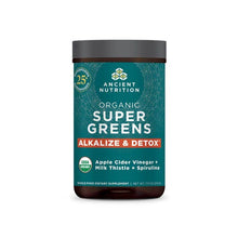 Load image into Gallery viewer, Organic Super Greens - Alkalize &amp; Detox - Powder: Black
