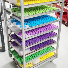 Load image into Gallery viewer, Mini Bath Bombs -Kids of all ages LOVE: Baby Powder
