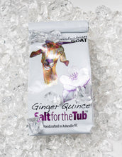 Load image into Gallery viewer, Ginger Quince Goats Milk Bath Salts Infused with Arnica: 16 oz.
