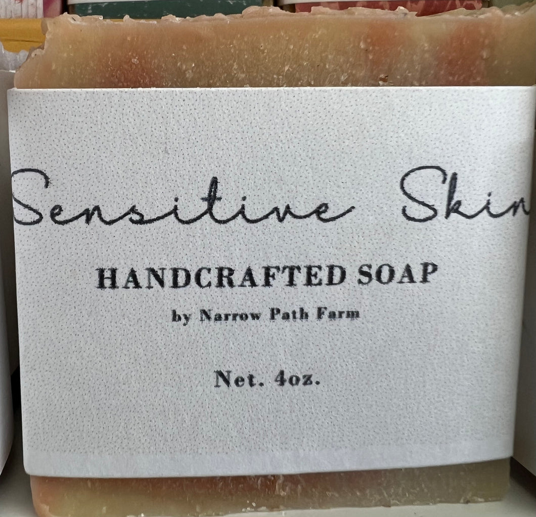 Sensitive Skin Handcarfted Soap 4 oz
