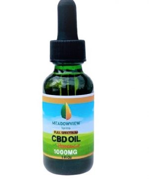 1000 mg Full Spectrum CBD Oil - Peppermint 1 oz
