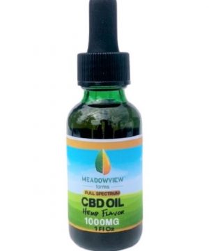 1000 mg Full Spectrum CBD Oil - Hemp 1 oz