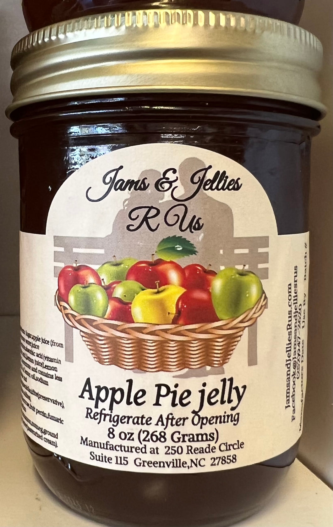 Apple Pie Jelly 8 oz.