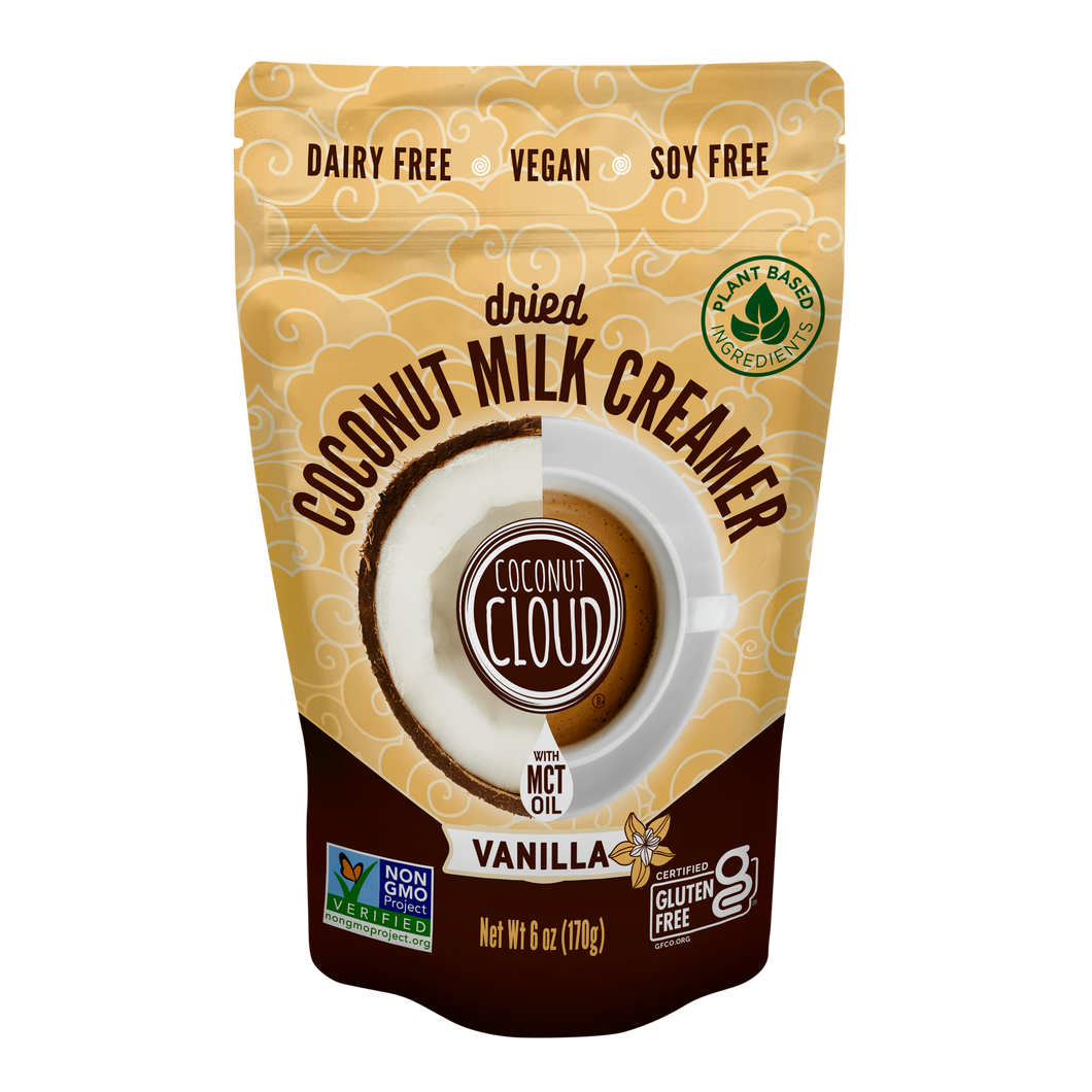 Vanilla coconut milk creamer, non dairy, vegan