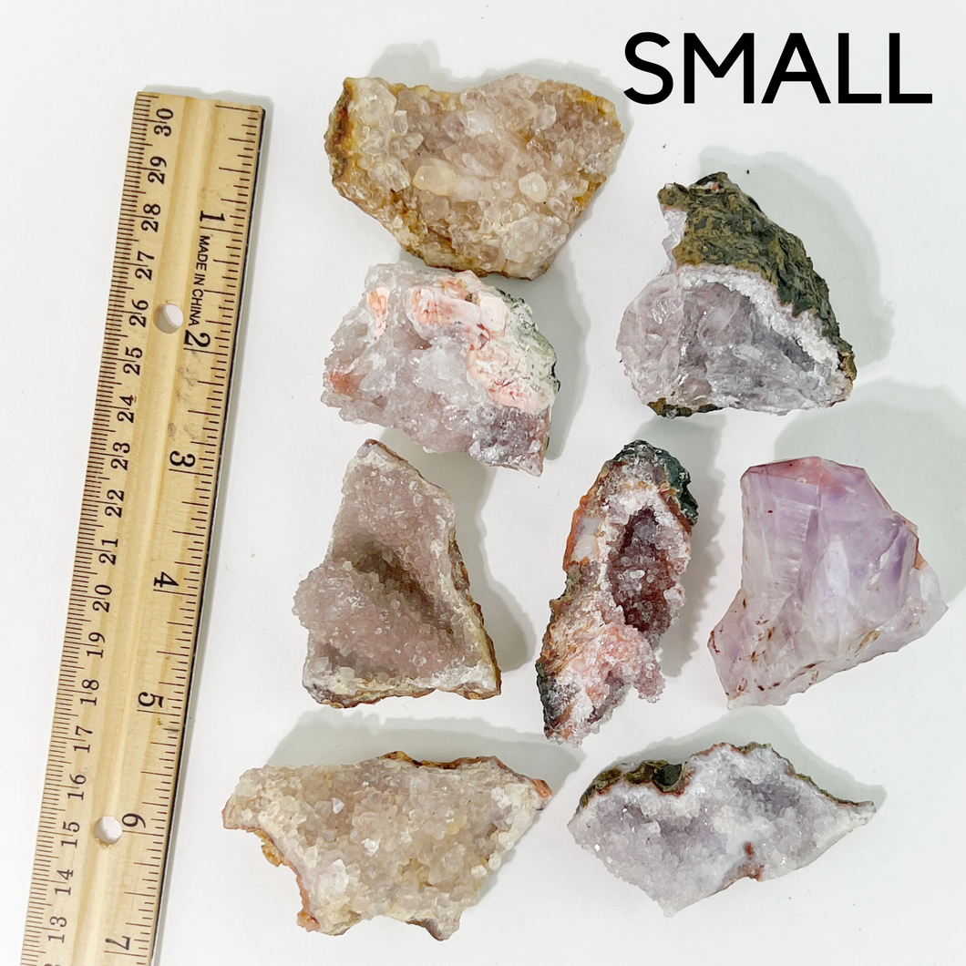 Amethyst Spirit Quartz Geode Clusters Assorted Sizes