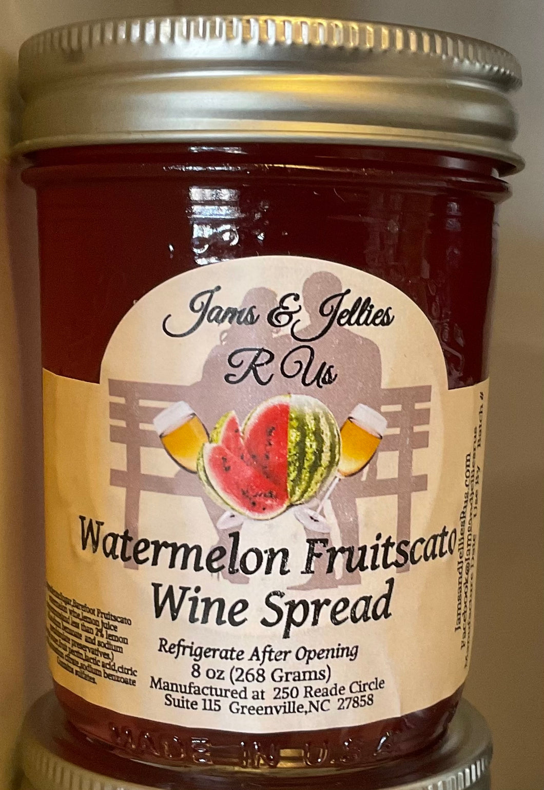 Watermelon Fruitscato Wine Spread 8 oz.