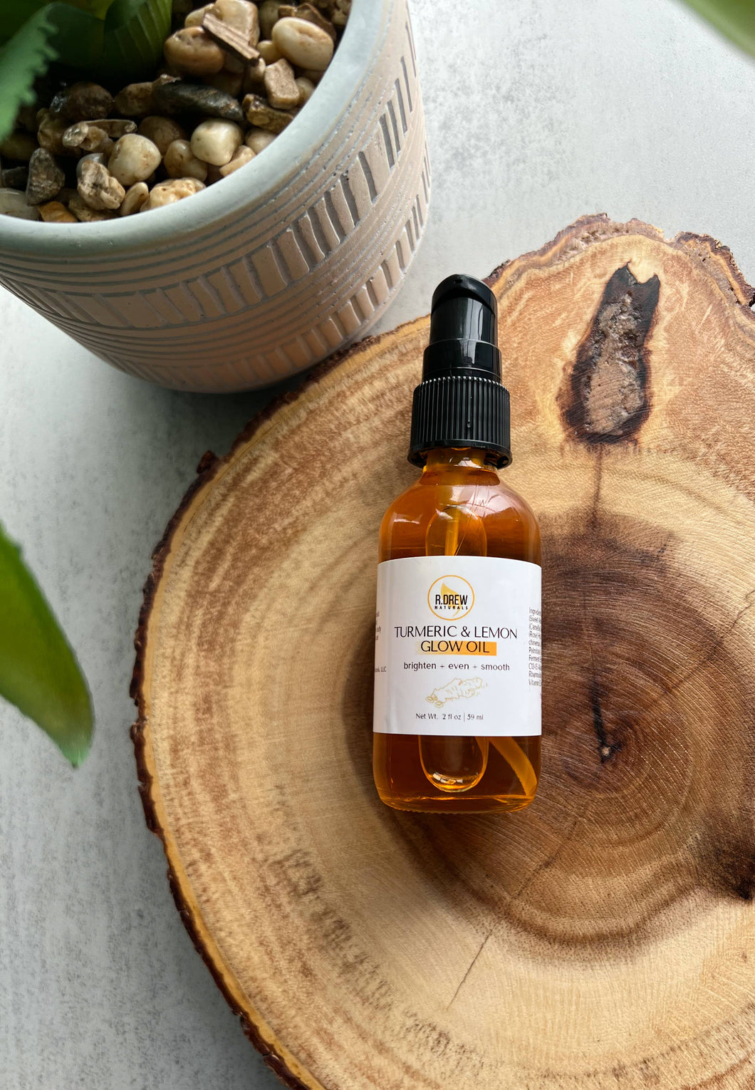 Turmeric and Lemon Glow Facial Oil