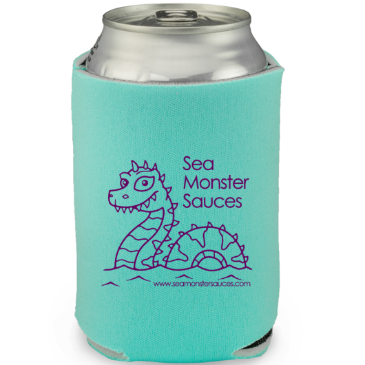 Sea Monster Can Koozies - pack of 12
