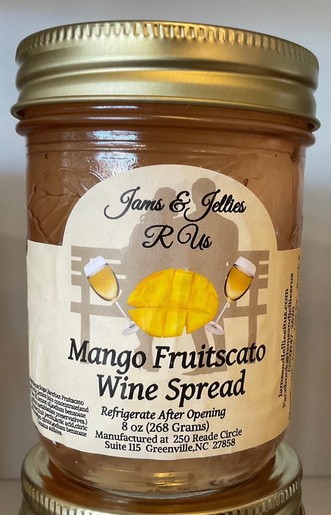 Mango Fruitscato Wine Spread 8 oz