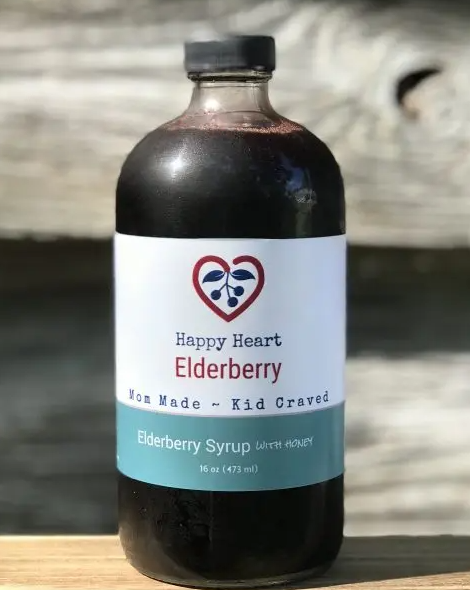 Happy Heart Elderberry Syrup with Honey