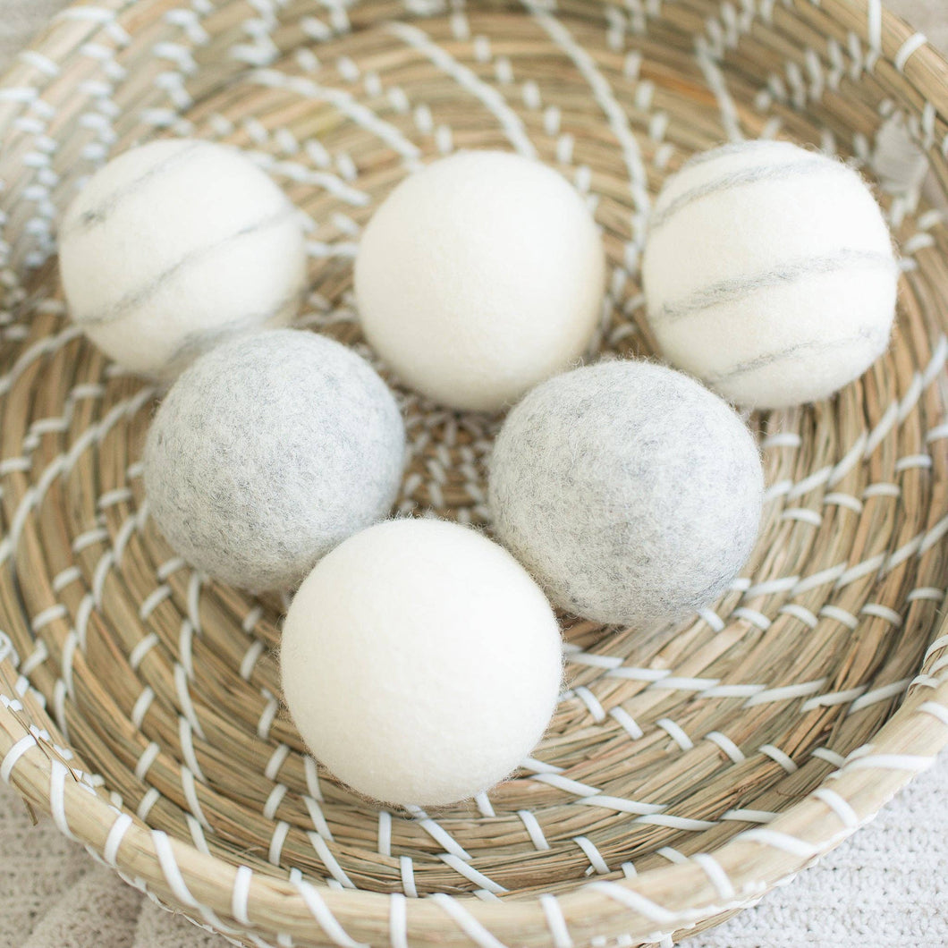 Laundry Wool Dryer Balls, Reusable Natural Fabric Softener,