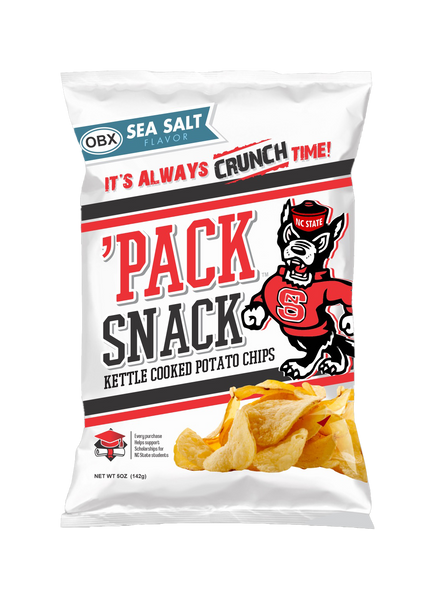 Pack Snack! NC State - Sea Salt - 2 oz